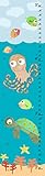 Green Leaf Art Growth Chart, Sea Animals II by Green Leaf Art