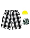 【子供服】 moujonjon (ムージョンジョン) 先染チェック柄５分丈パンツ 80cm～130cm M45121