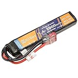 [DCI Guns] 7.4V 1,000mAh 25C-50C LiPo スティックバッテリー リポバッテリー ディーンズ 互換 コネクター (ST)