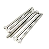 M4 六角穴付きボルト 304ステンレス 各サイズ M4x5mm M4x10mm M4x20mm M4x30mm M4x40mm M4x50mm M4x60mm M4x70mm M4x80mm DIN912 シルバートーン 6個入り (M４－６０ｍｍ ６本)