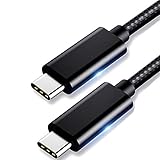 Kaweno USB C/Type c to Type c ケーブル 3m USB-C & USB-C ケーブル【USB3.1 ケーブル Gen2 PD対応E-Mark 100W/5A急速充電 】タイプC ケーブル ナイロン編み Nintendo Switch / 4k TV/MacBook/Xperia XZ/Galaxy S8 S9, Note 8 / iPad Pro、MacBook Pro/Matebook/Nexus 5X 他Type-C 機器対応 (3M)