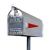 Sea the Stars　アメリカン 郵便ポスト / メールボックス 郵便受け 家庭用 スタンド U.S シルバー アメリカンポスト　U.S. Mail box 新聞受け USポスト ティーストポス