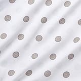 Luxe Fitted Sheet Dot - Light Green by KidsLine