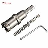 Generic Carbide Tip Metal Cutter Hole Saw With Wrench/ Twist Drill Bit