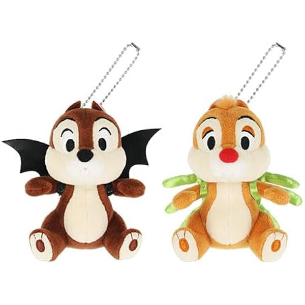 Amazon.co.jp: チップ＆デール ペアキーチェーン ぬいぐるみ