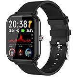 スマートウォッチ 1.7インチスクリーン 腕時計 活動量計 歩数計 IP68防水 歩数計 目覚まし時計 音楽再生 腕上げ点灯/天気予報 多種