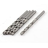 uxcell ツイストドリルビット　ストレート　シャンク径6.8mm　HSS　5個　70mm長さ　メタル
