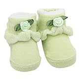 0-6ヶ月の赤ちゃん緑ロータスリーフトリムソックス