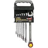 Allied Tools 18050 7 Piece Standard 5/16-Inch to 3/4-Inch Ratcheting Combination Wrench Set [並行輸入品]
