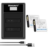 【HAKUBATT ハクバット】 Olympus対応LI-90B/LI-92B/DB-110(2個セット) 互換 USB 充電器 互換 バッテリー RICOH GR IIIx 3.7V 1800mAh 2025JBI