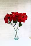 ポインセチア　造花ポインセチア　　ポインセチア造花　クリスマス造花