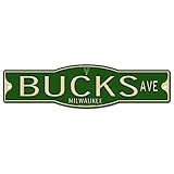 Milwaukee Bucks 4 " x 17 "プラスチックStreet Sign NBA