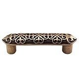 Vicenza Designs p1300 Fleur De Lis 3-inch Pull、アンティーク真鍮
