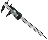 軽量 コンパクトの デジタル ノギス カーボン ファイバー mm/inch 切替 可能 ホールド 機能 付き (0.1mm-150mm) 本体のみ