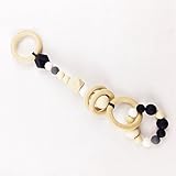 Mamimami Home おしゃぶり おもちゃ ベビープレイジム シリコーン/ウッド製 ママ看護用 1個