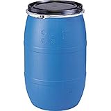 プラスチック　ドラム缶 クローズドタイプ PDC 200L-2セット(持手有) ブルー プラ ポリ サンコー 【代不】