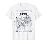 スターウォーズ R2-D2 アストロメック ドロイド ブループリント 回路図Tシャツ Tシャツ