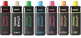 オフィスエッジ HiNIC Utime Nano 1200回吸引可能 ハイニック ベースリキッド仕様 キック感 ハイニクユータイムナノ ハイニク ハイニック ハイリク 電子タバコ 水蒸気 ベイプ ベープ 本体 使い捨て 電子タバコ ヒット感 ニコチン0 タール0 [G-15] (ライチ＆タバコ)