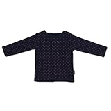 Anna Nicola(アンナニコラ)水玉柄長袖シャツ 日本製 ネイビー 90cm