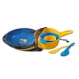 Wildo Eating Essentials for Two Person Light Blue/lemon [並行輸入品]