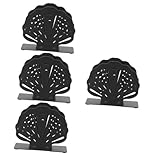 HOLIDYOYO 4個 ナプキンホルダー デスクディスペンサー メタルペーパータオルホルダー メタルスタンド ナプキンスタンド アニマルペ