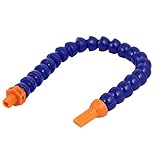 uxcell　クーラントホース　プラスチック素材　1/8BSP オス系　ブルー　オレンジ　310mm 長い