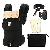 Ergobaby SG新仕様 （オーガニックよだれパッド＋収納ポーチ付き）エルゴベビー ベビーキャリア オリジナル【日本正規品2年保証 ベビーウエストベルト付】