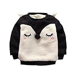 Karchi 　女の子 韓国風 パーカー　コリ 可愛い　暖かい　中長め 防寒 ガールズ 春 長袖　カジュアル　おしゃれ　ノーネック　厚手アウター 通学 通園 可愛い シンプル 無地 　 (７, 黒)