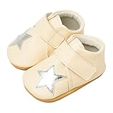 NONO(ノノ) ファーストシューズ ベビーシューズ 1歳/1歳半 男の子/女の子 星/Cream 12.5cm