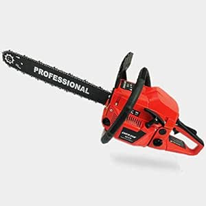 Amazon 50型 52cc高性能エンジン搭載チェーンソーガソリン式 チェンソー バーの長さ約52cm Diy 工具 ガーデン