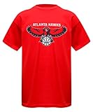 NBA Boys ' Atlanta Hawksジョー・ジョンソンS / S Player Name And Number Tee レッド