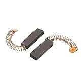 uxcell カーボンブラシ カーボン 金属 10 x 5 x 31mm 通用電気モーター 2個入り