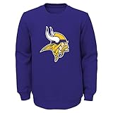 NFL teen-boys NFL Youth Boysチームカラー「Prime」クルーネックフリース X-Large (18) パープル