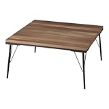 ブラウン／alt アイアンこたつテーブル 80×80 こたつ こたつテーブル 木目調 省エネ アイアン 古材風 お洒落 ブルックリン 可愛い モダン