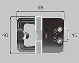 LIXIL部品 新日軽ブランド部品：クレセント受け（空掛け防止機構付）[E8CLU1066] プライムブラウン[V8CLU1066]