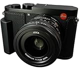 LIM'S 本革 イタリア レザー カメラ ハーフケース メタルグリップ ダブテールプレート Leica Q2 (Typ 4889) ブラック