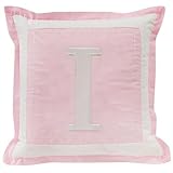 Sweet Dreams Monogrammed Pillow Cover - I - Pink by Sweet Dreams [並行輸入品]