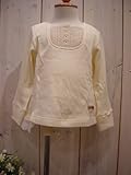 (ビオ・テテ)Bio-tete 日本製 長袖Tシャツ 100 ベージュ