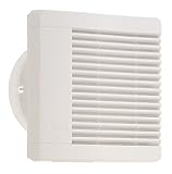ユニックス 室内用製品 樹脂製 レジスター PKG100AWFH-20(設定風量/20) 過給気防止レジスター ガラリカバー 外気浄化フィルター付