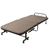 山善(YAMAZEN) 折りたたみベッド(シングル) BB-7S(WKZ) クワゾメ