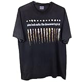 [HKMEI] Nine Inch Nails ロック アメリカ 流行 欧米風 音楽 Tシャツ メンズ レディース Tシャツ 夏服 スポーツ プリント 半袖 個性的 無地 ゆったり 通気性 ファッション