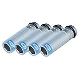 TONE(トネ) プロテクター付インパクト用薄型ホイルナットソケットセット 4本セット(4AP-17N×4) 差込角12.7mm 4AP-17N4S