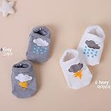 ベビーソックス　１０-１2cm 0歳-4歳くらい 選べる2色　滑り止め付き カラー無地　ベビー靴下 男女兼用 男の子用　女の子用 赤ちゃん 靴下 2点セット 梱包 できます