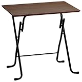 ホームスタイリング イース フォールディングテーブル L 幅750×奥行510mm ブラウン 1台