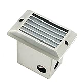 Best Quality Lighting LV57SLV Finished Outdoor Step Light with Clear Glass Shade, Stainless Steel [並