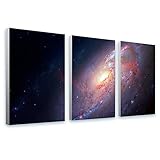 Alonlineアート – Stars Astronomy NASA Hubble Space Galaxy Framedのコットンキャンバスホーム装飾壁アート博物館品質フレームをハングアップする準備