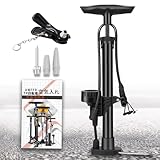 自転車 空気入れ 仏式/英式/米式バルブ対応【160PSI/11Bar】 くうきいれ 自転車 ロードバイク くうき空気入れ 空気入れ コンパ