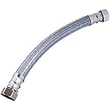 Fluidmaster PRO1H24 Stainless Steel 24-Inch Water Heater Supply Line by Fluidmaster
