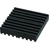 光 両面防振筋入ゴム黒 10×50mm角 00874825-1 WBG10-50