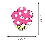 40個の赤ちゃんセーターのボタンの漫画装飾的なボタンのセットフラワーB（ランダムカラー）